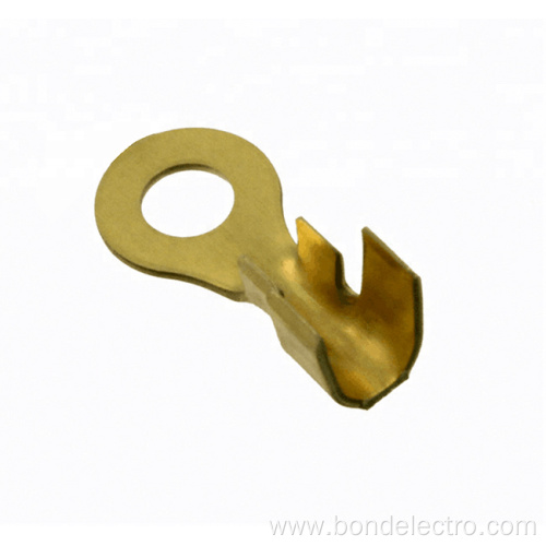 Brass Ring Crimp Terminal Connector